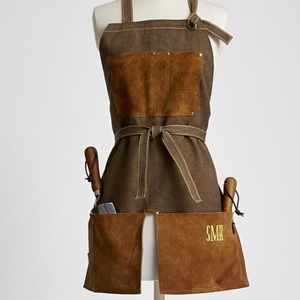 NEW canvas suede English-style garden apron